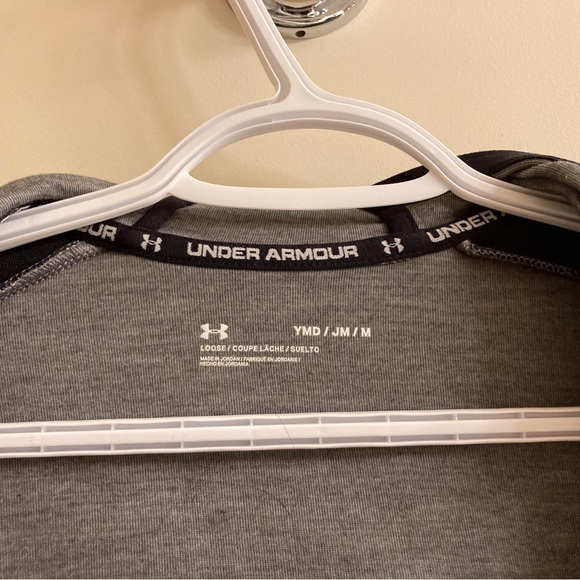 Boys Grey Under Armour Zip Up - Picture 3 of 3